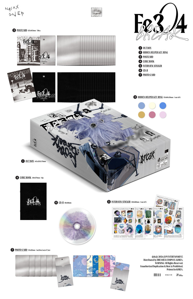 NMIXX 2nd Mini Album [Fe3O4: BREAK] (Limited Ver.) -CONTENTS