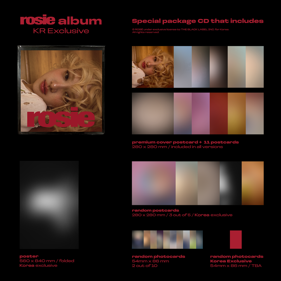 ROSÉ (BLACKPINK) - 1st Studio Album [rosie] (KR Exclusive Ver.)