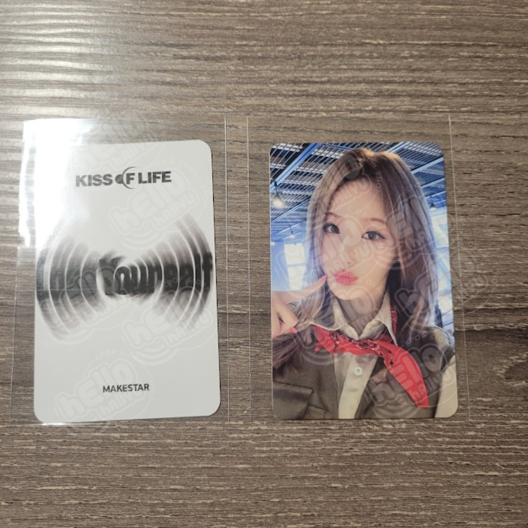 Kiss of Life "Lose Yourself" - OFFICIAL MAKESTAR PRE-ORDER BENEFIT CARD -SAFARI