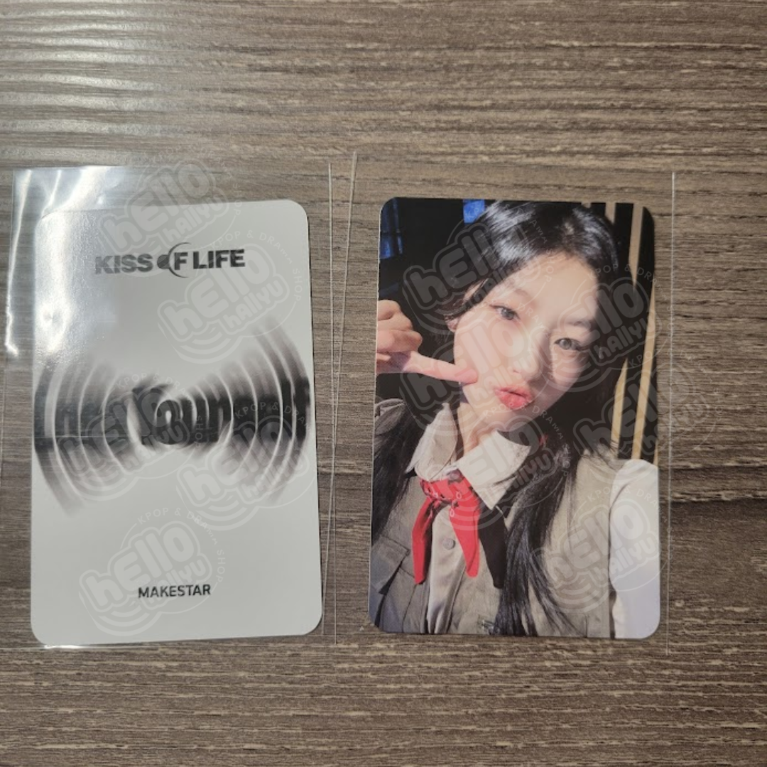 Kiss of Life "Lose Yourself" - OFFICIAL MAKESTAR PRE-ORDER BENEFIT CARD -SAFARI