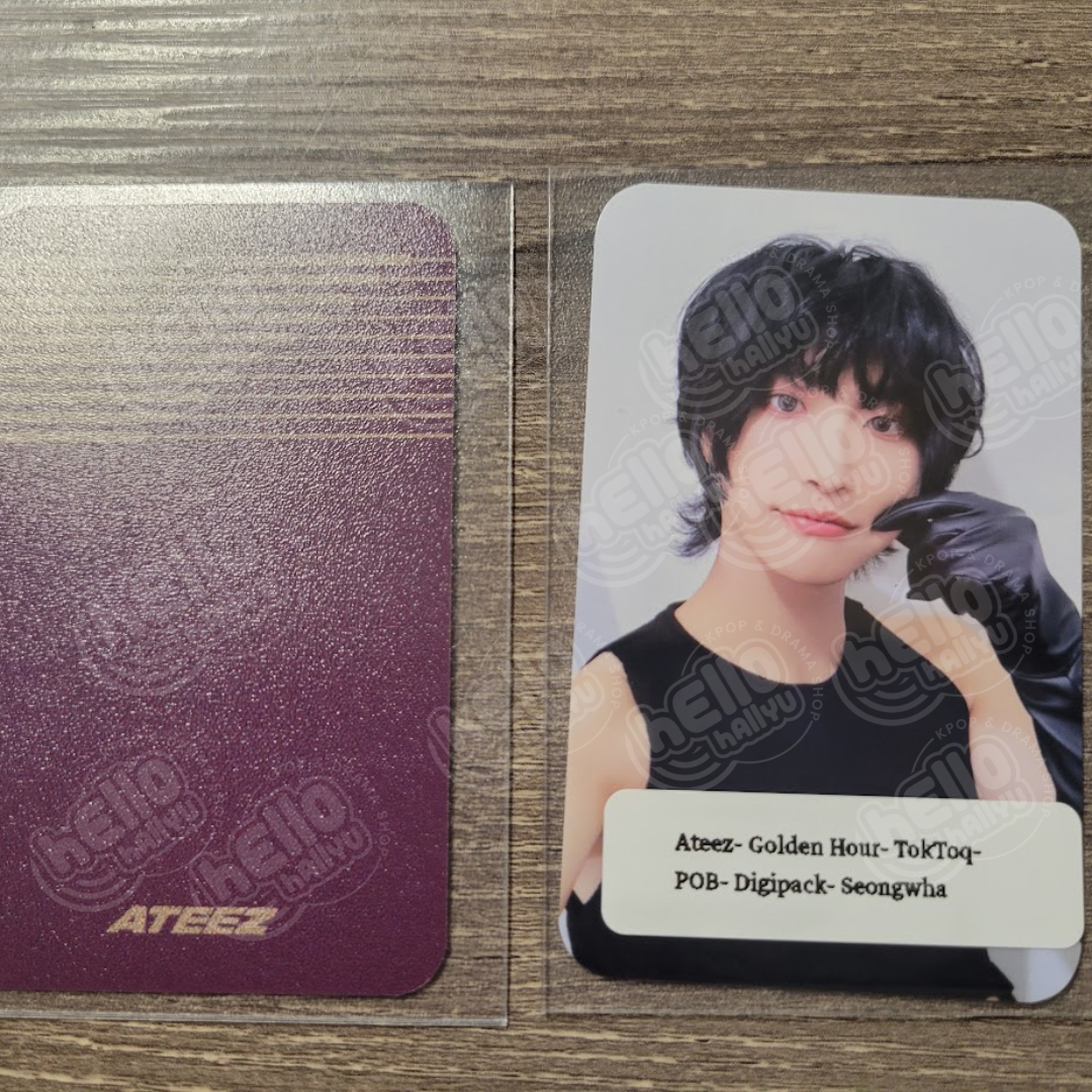 Ateez "GOLDEN HOUR : Part.1" - Official POB Photocard [Digipack Ver.]