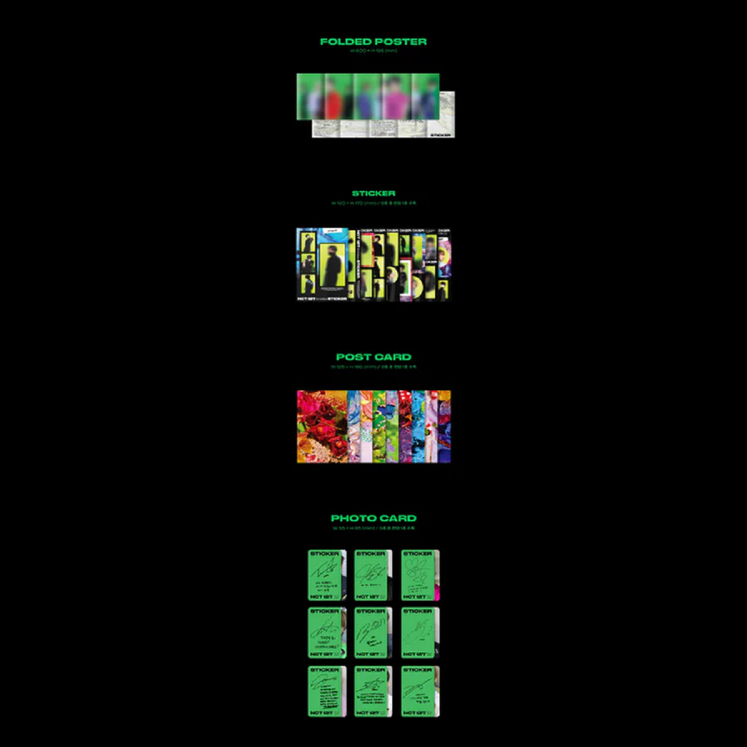NCT 127 - 3RD FULL ALBUM STICKER STICKY VER.