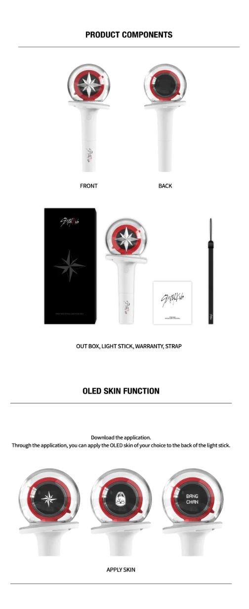STRAY KIDS - OFFICIAL LIGHT STICK VER.2