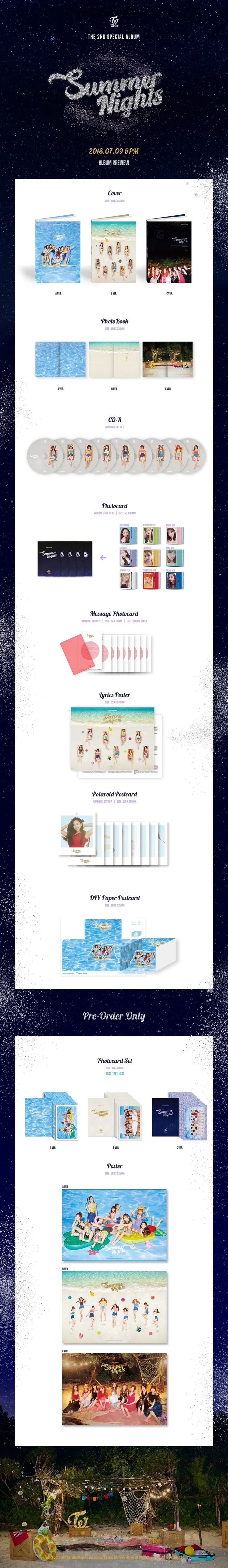 TWICE SUMMER NIGHTS 2ND SPECIAL ALBUM